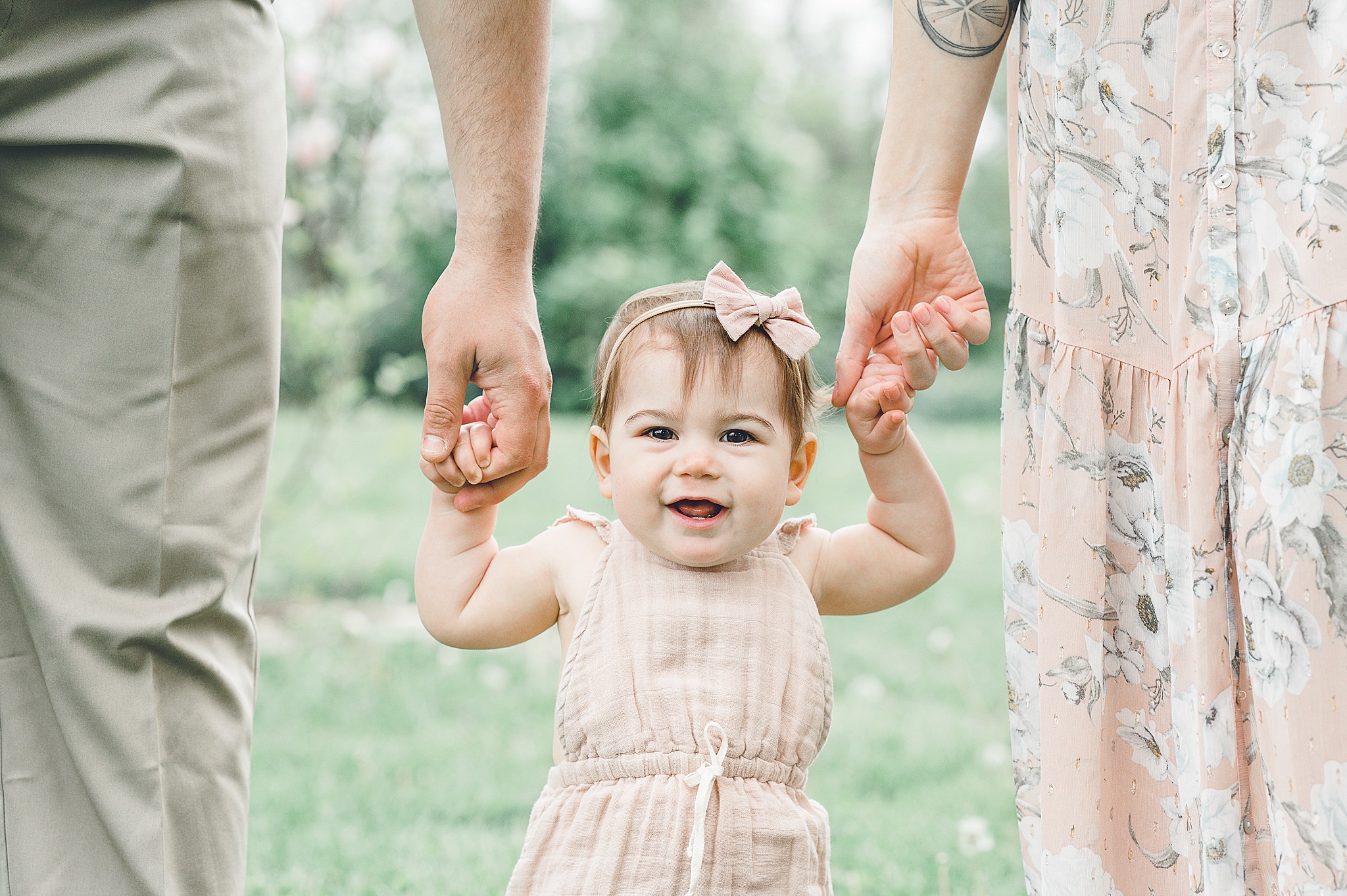 Outside Spring Family Session | Rosie Turns One