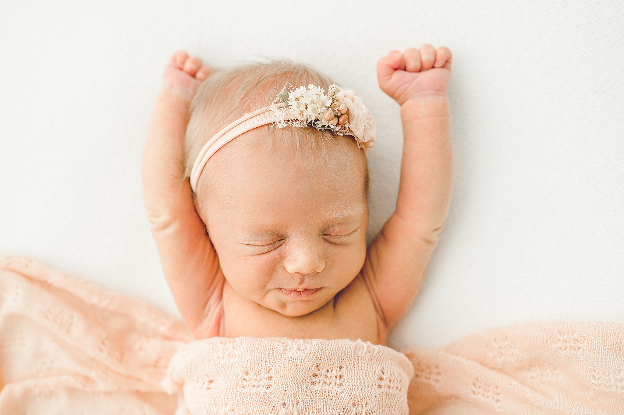 Natural Light Studio | Newborn Session with Baby Brinley