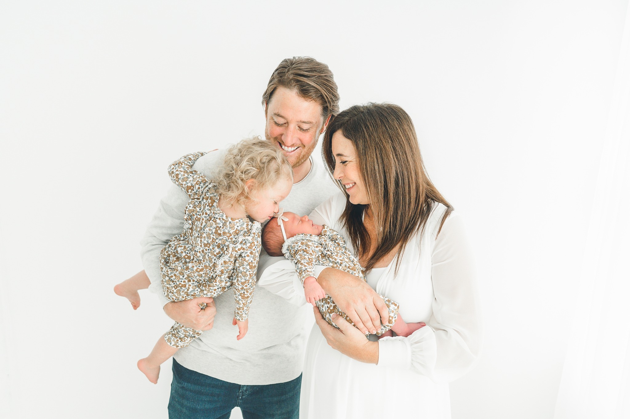 Baby Charlotte | Family of Four Newborn Family Session