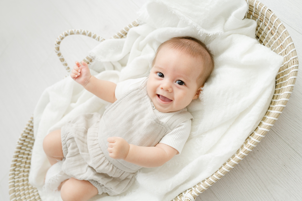 The Smiliest 3 Month Session | Baby Jasper
