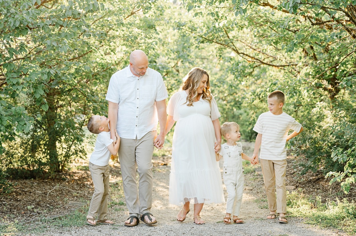 Spring Maternity Session with a Growing Family